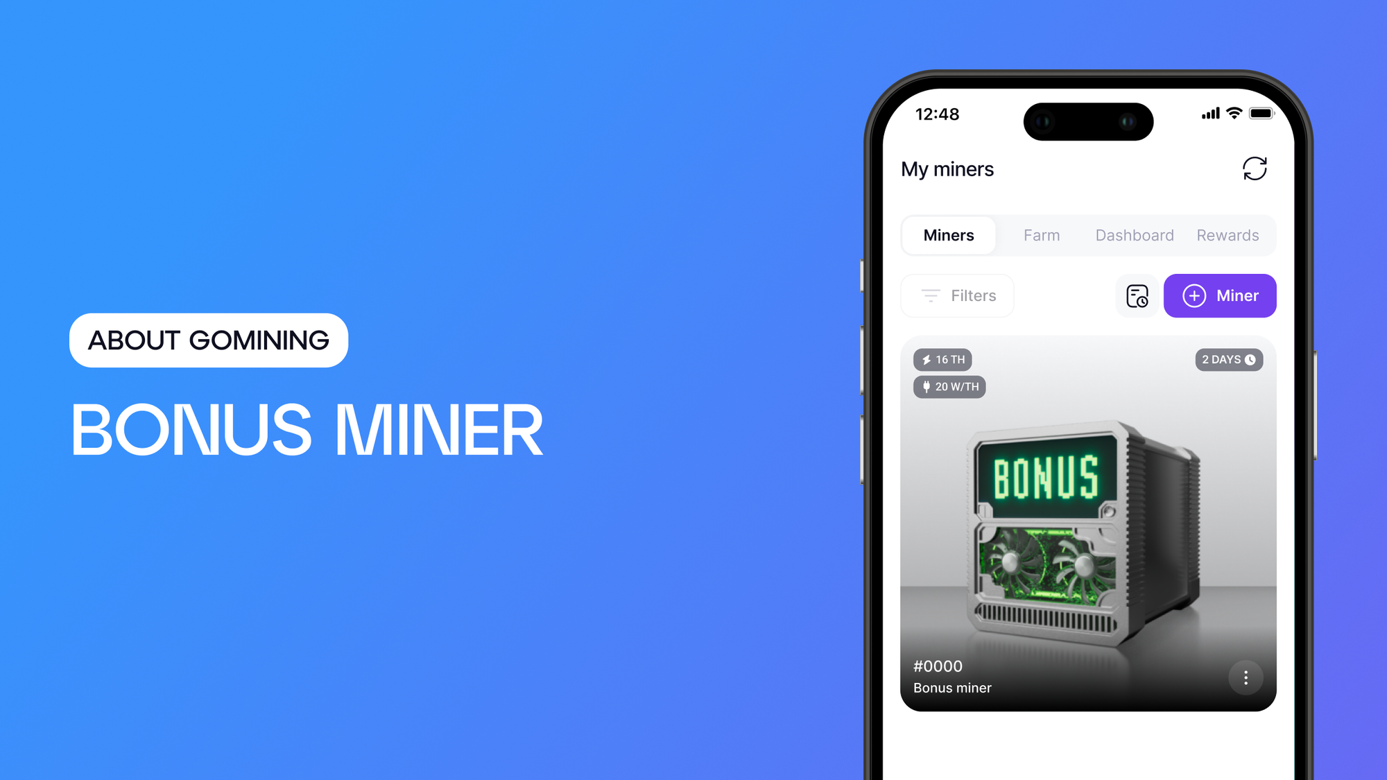 Bonus Miner | More Rewards by Unlocking Tasks | GoMining