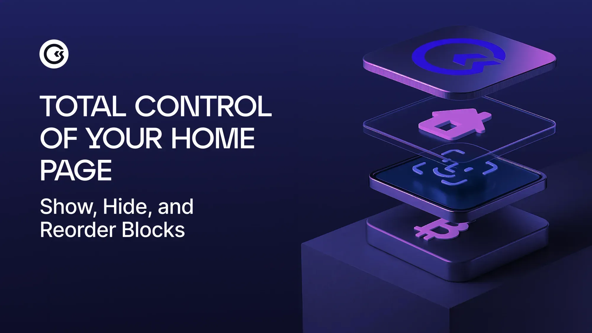 اجعلها ملكك: شاشة رئيسية قابلة للتخصيص لكل مستخدم في GoMining