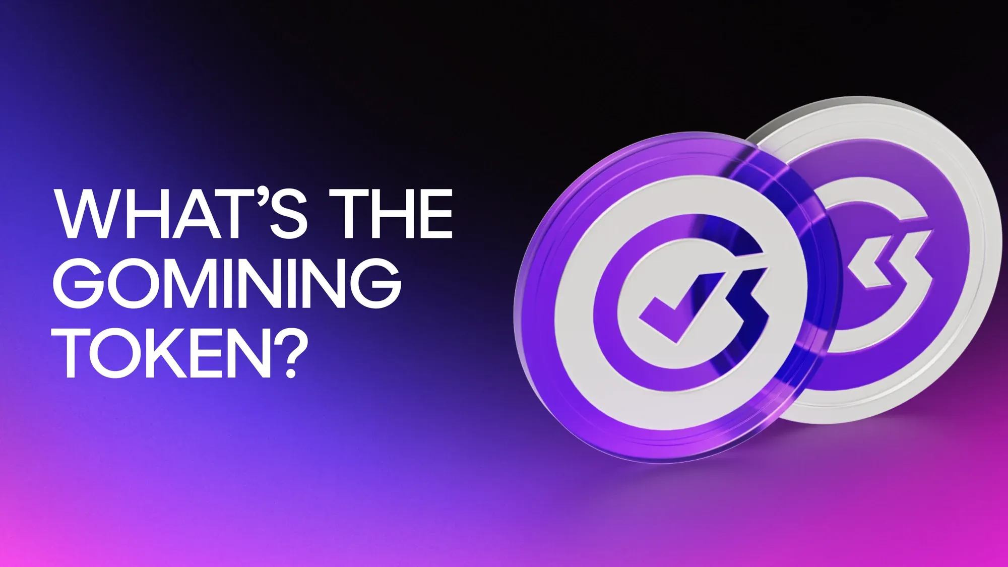 What Is the GOMINING Token? poster