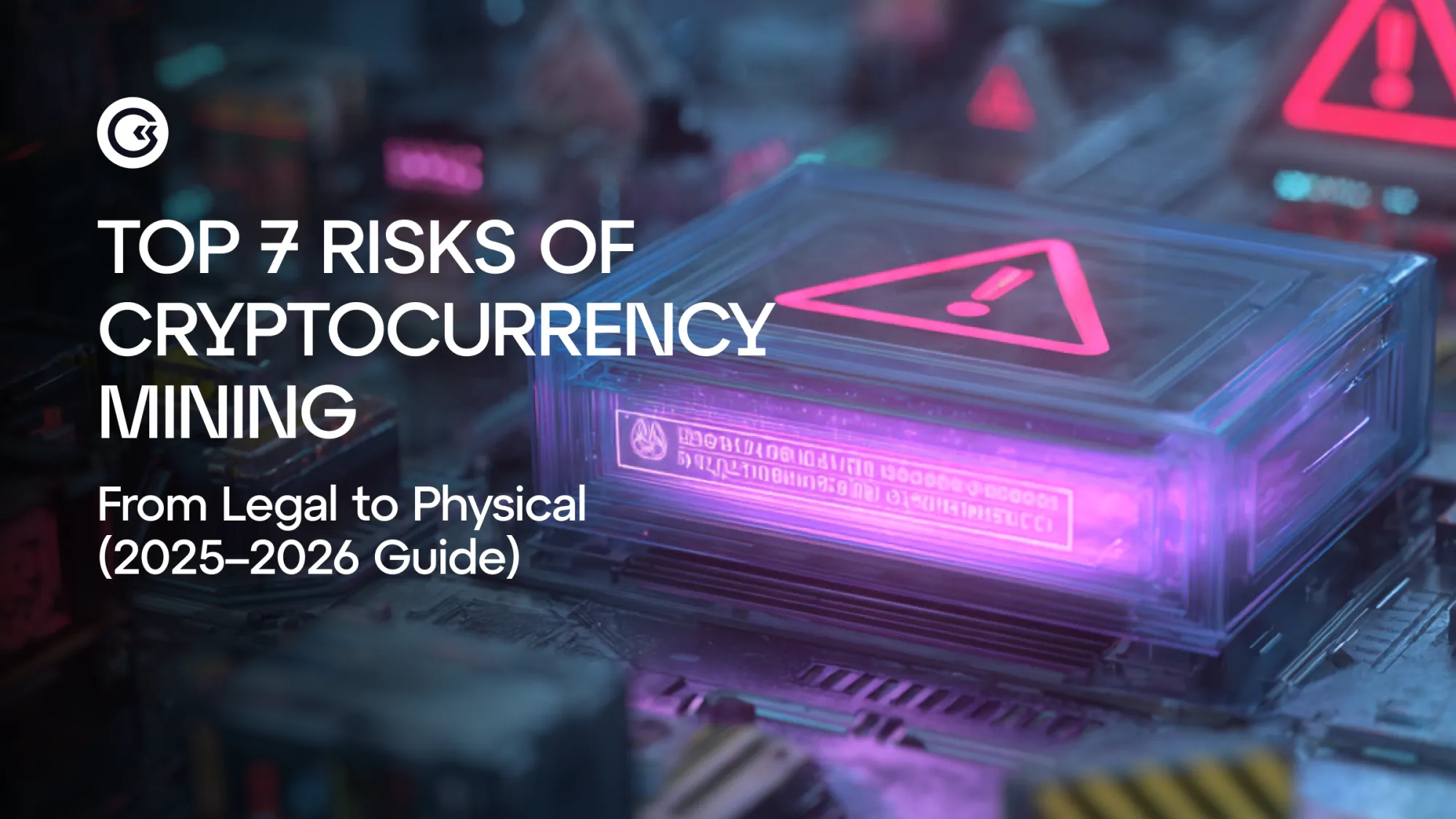 Die 7 größten Risiken beim Schürfen von Kryptowährungen: Von rechtlichen bis hin zu physischen Risiken