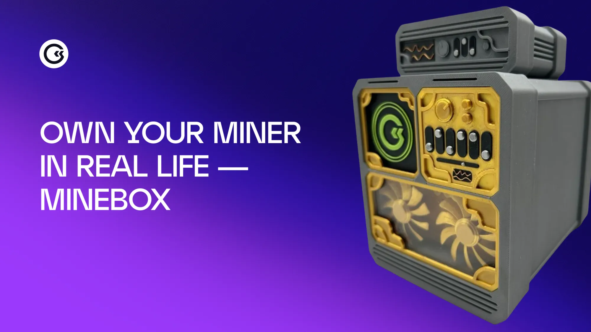 Hold Your MineBox Design in Real Life — Meet the MineBox Toy