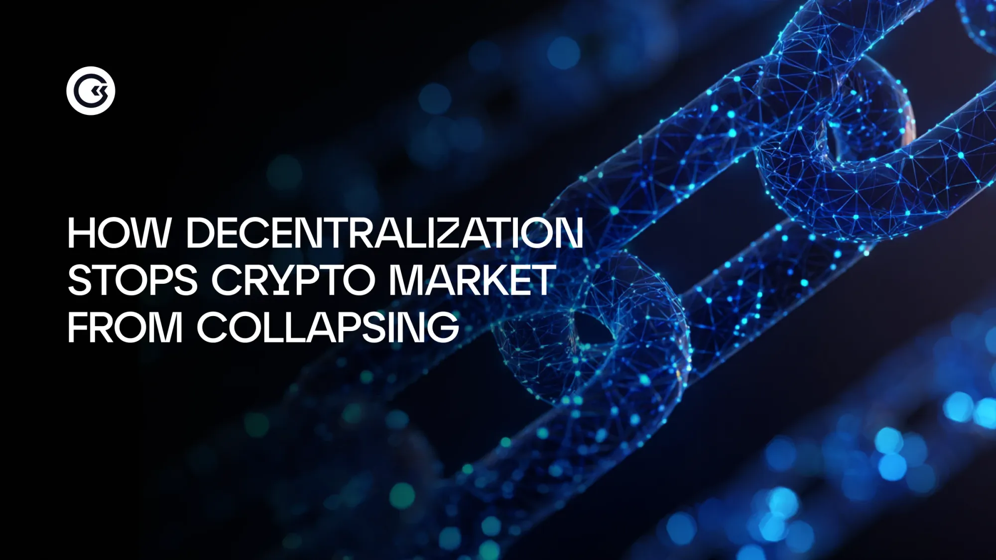 Come la decentralizzazione impedisce il collasso del mercato delle criptovalute