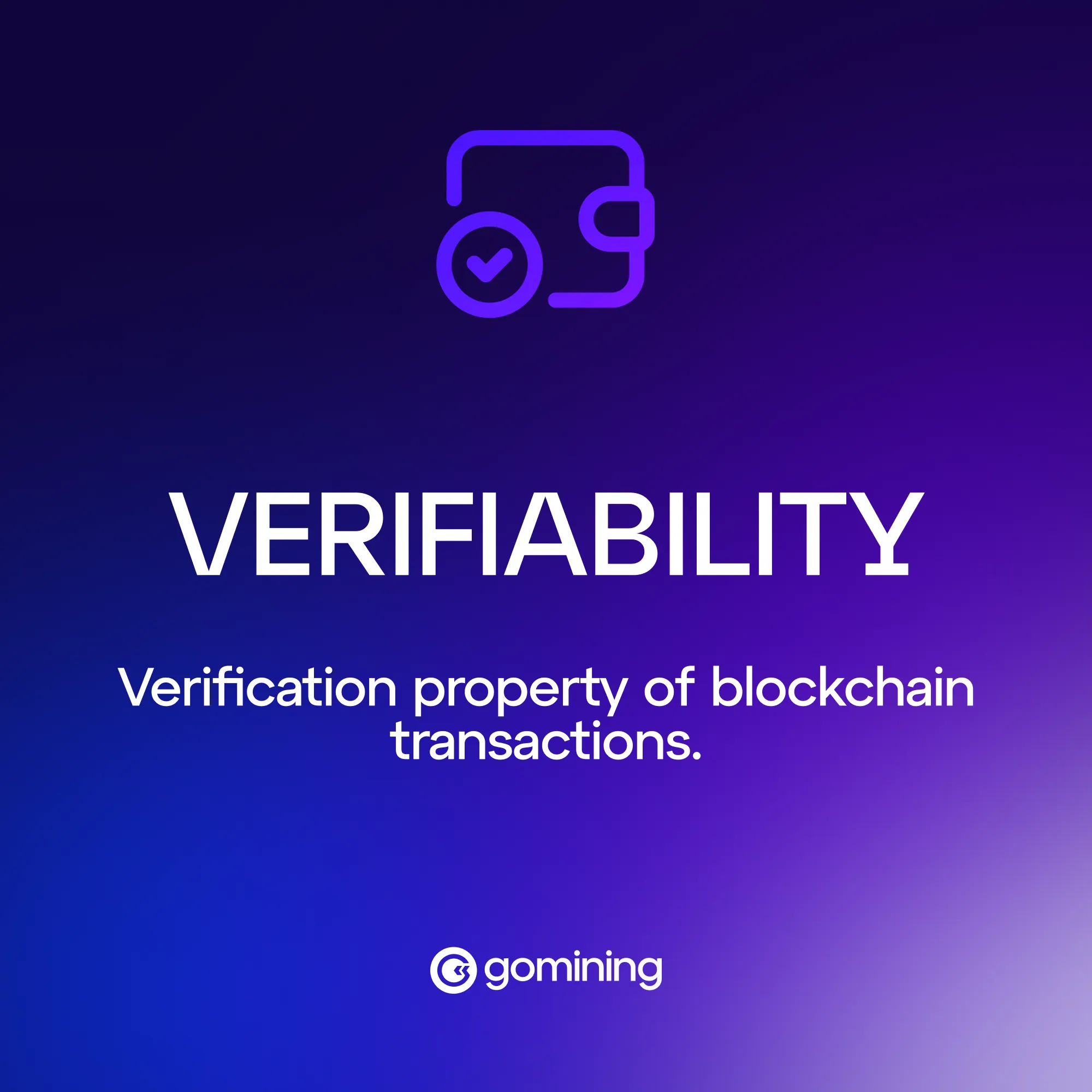 Verifiability in Crypto Definition