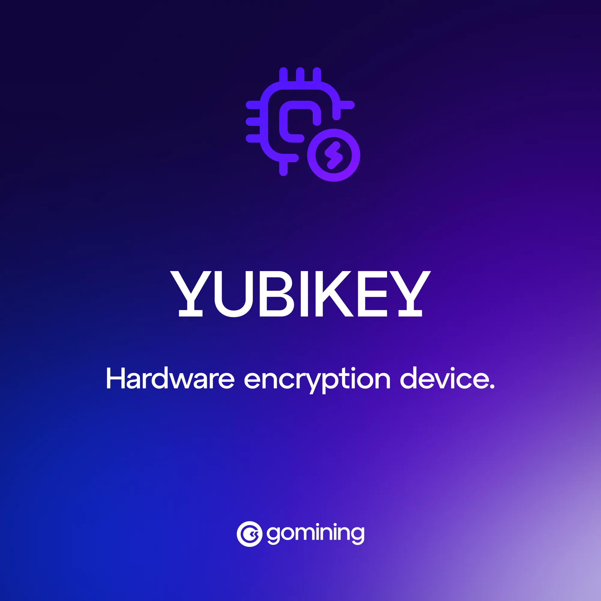 Yubikey — Authentication device