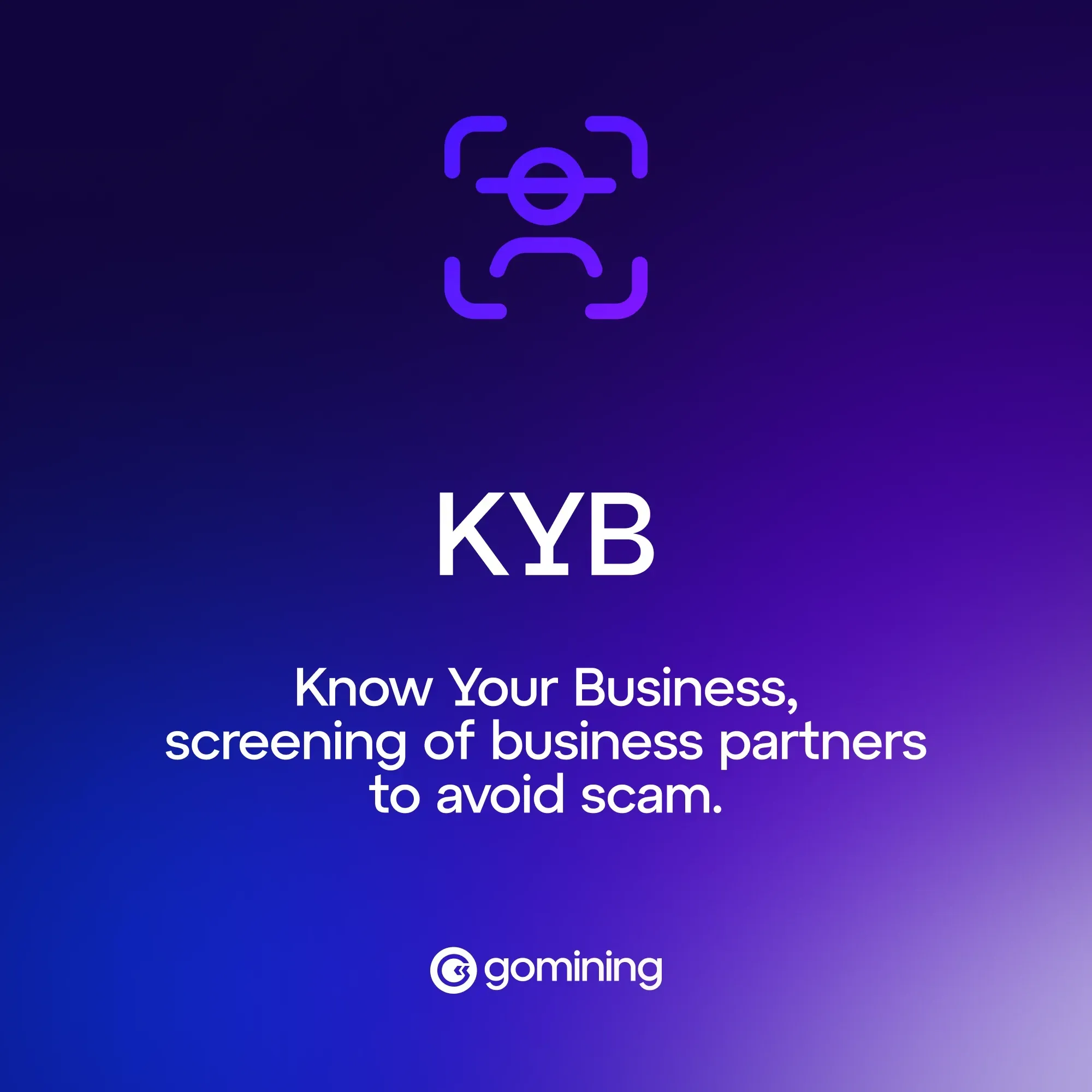 KYB(Know Your Business):企業確認