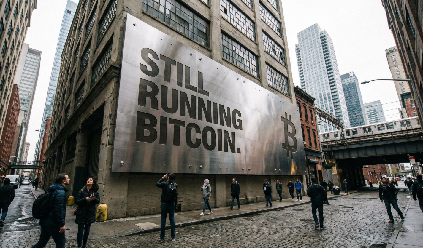 Restez forts. Croyez en Bitcoin