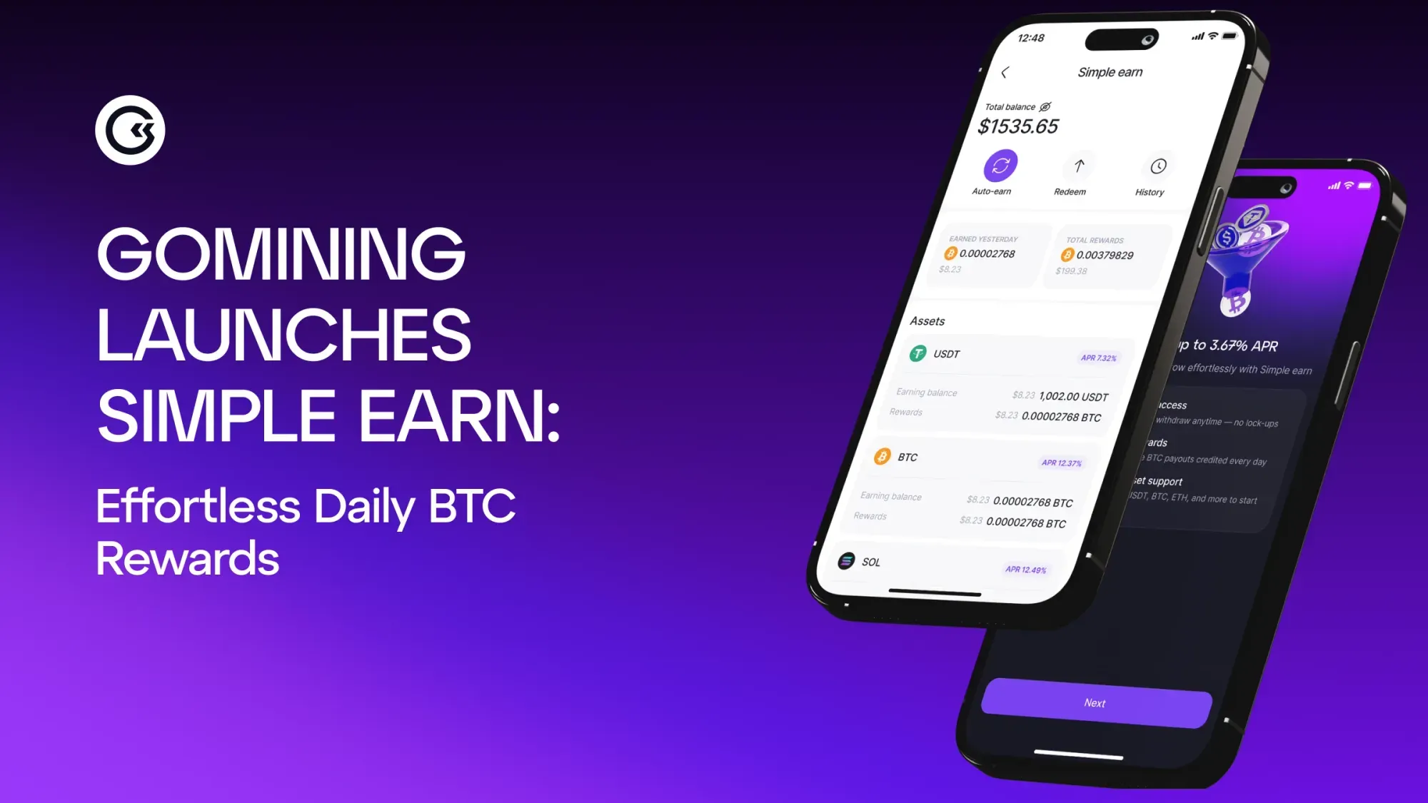 Simple Earn è qui — Guadagna rendimenti in Bitcoin dai crypto asset inattivi