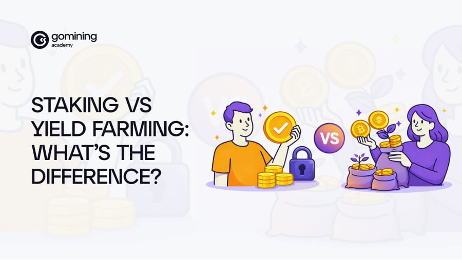 Staking vs Yield Farming: What’s the Difference? poster